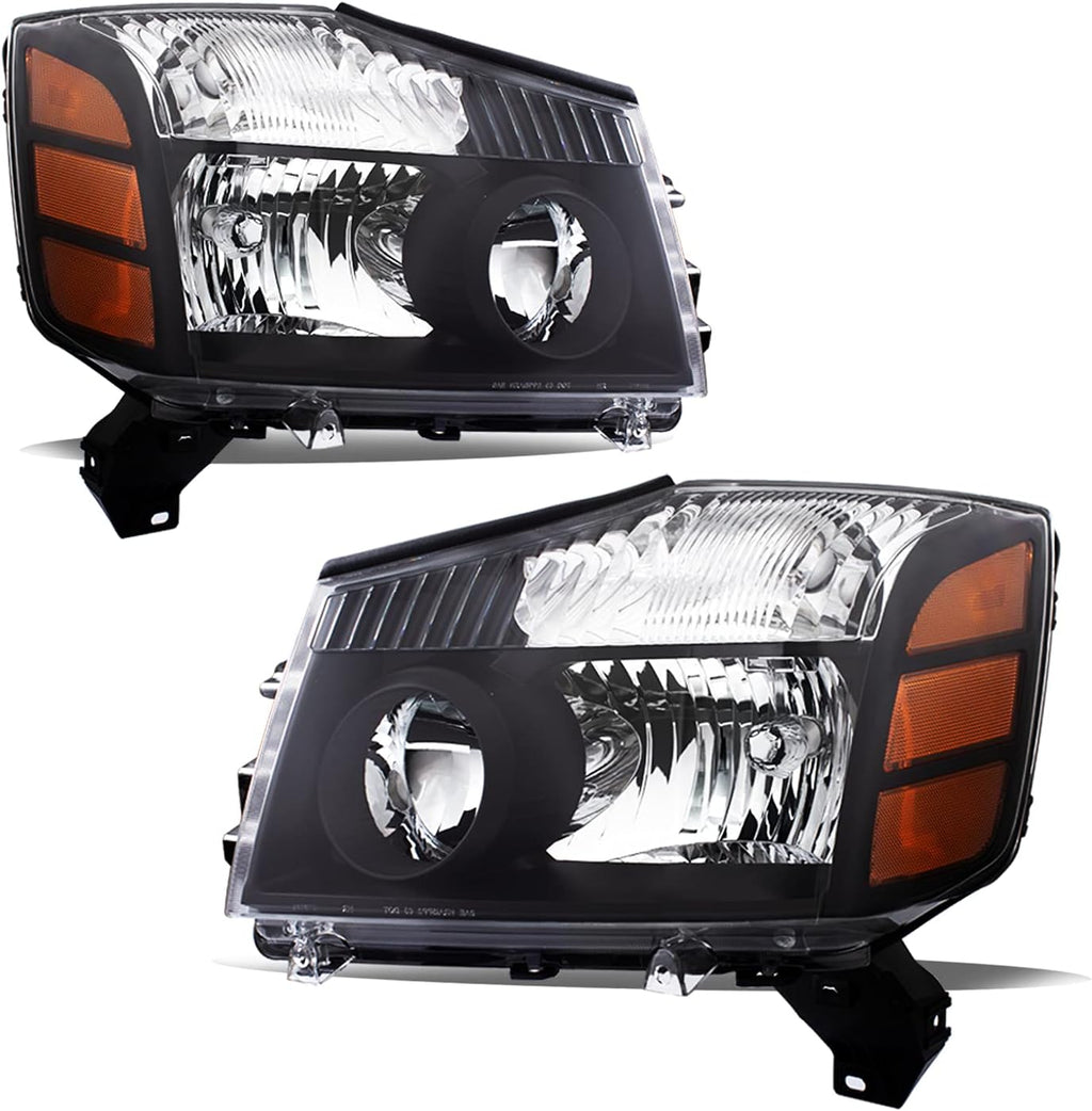 Headlight Assembly for 2004-2015 Nissan Titan / 2005-2007 Nissan Armada O4586