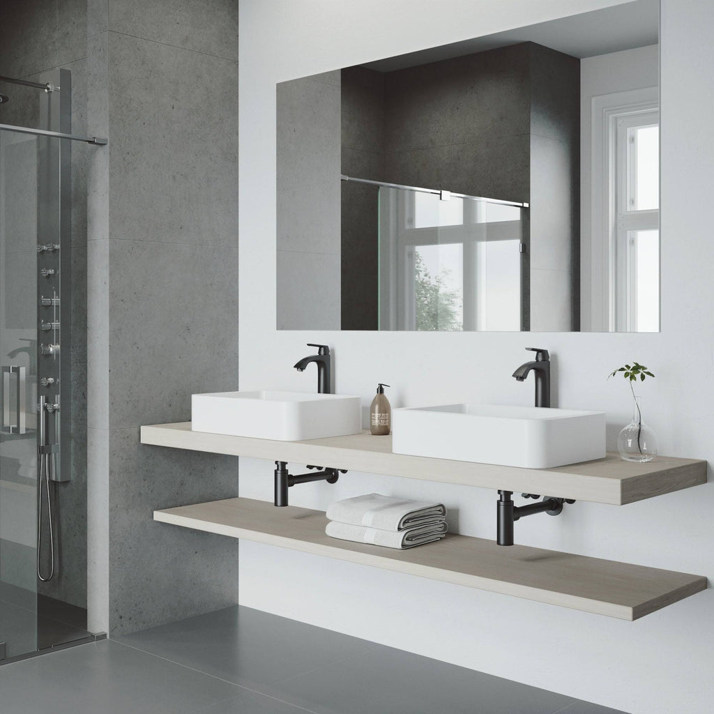 Matte Black Vessel Bathroom Faucet N9958