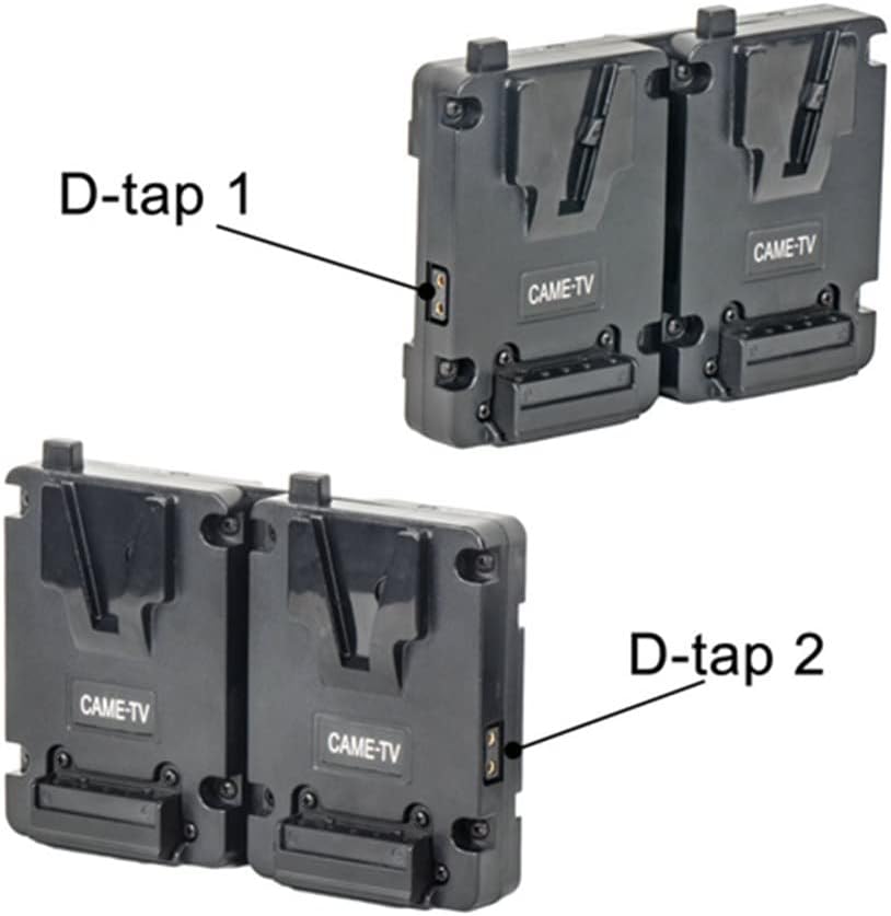 Dual V-Mount Battery Plate with 2 D-tap Output V530