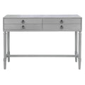 4 Drawer Console Table Distressed Grey Y203099