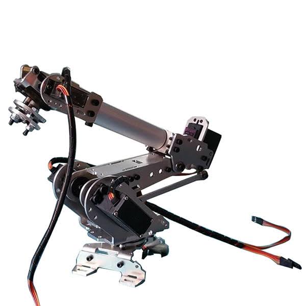 6DOF Aluminum Robot Arm Kit with 6 Pcs Servo B66237