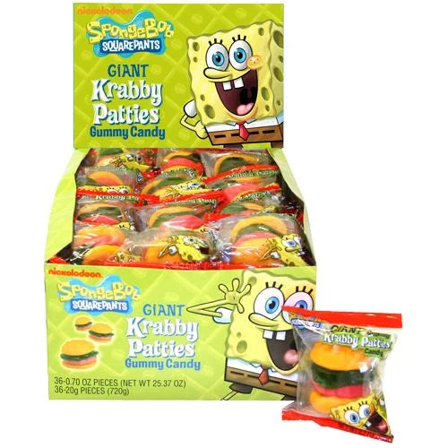 Krabby Patty Gummy 6 pack (3.78 ounces) O920318