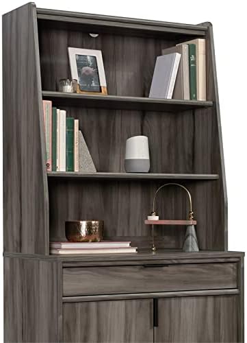 29.4 Wooden Library Hutch in Jet Acacia G9294