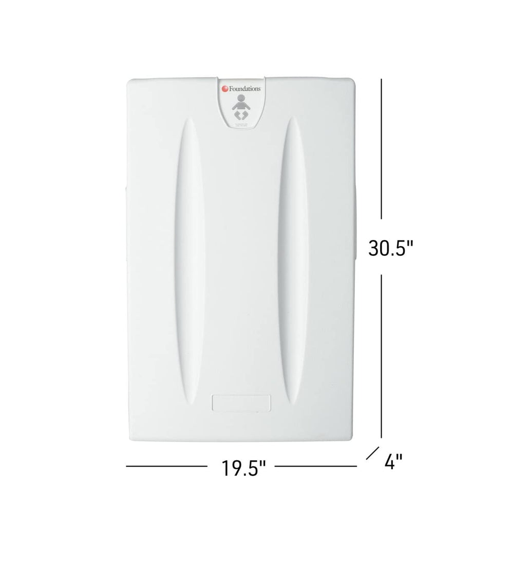 Baby Changing Station with Safety Straps (Light Gray) W519046