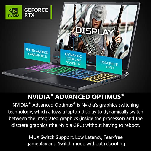 16" 165Hz IPS Gaming Laptop, AMD Ryzen 7 7840HS, NVIDIA GeForce RTX 4060, 16GB DDR5, 512GB SSD M3326