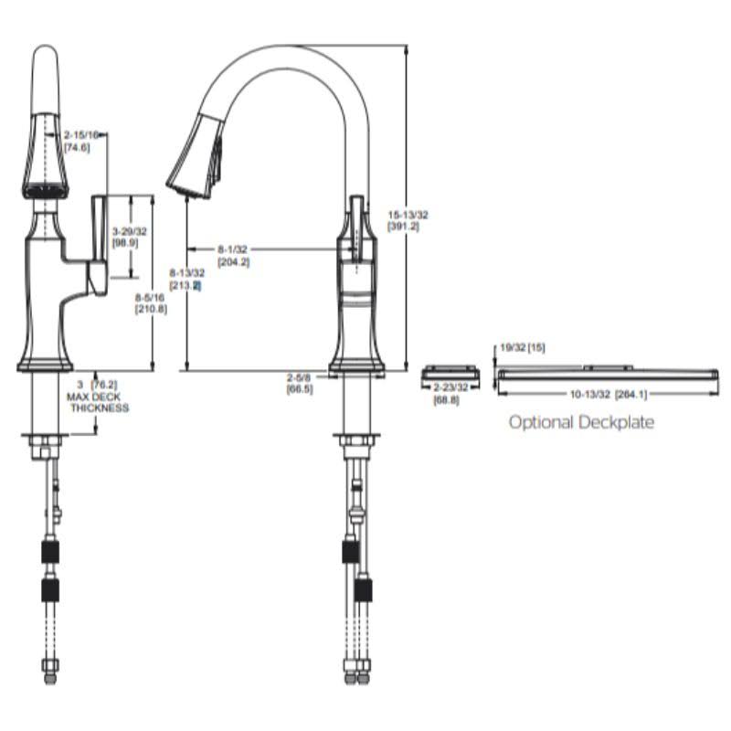 Polished Chrome Pull-Down Kitchen Faucet N74948