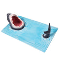 Ceramic Sushi Plate Shark Shape Rectangle Cheese Board W477138