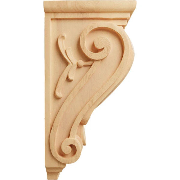 Large Classical Corbel, Red Oak B400973