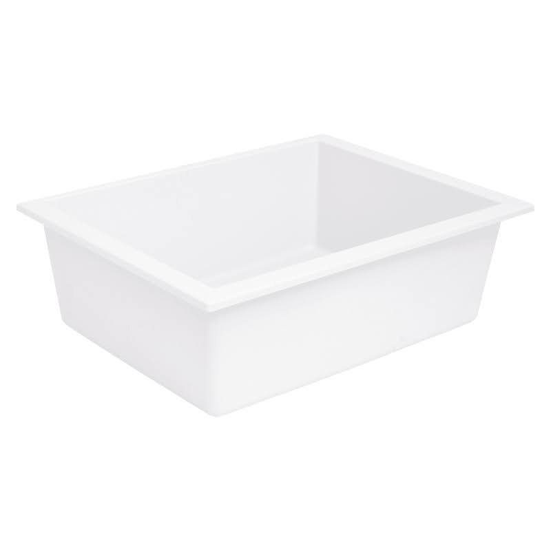 White Granite Composite Undermount Kitchen Sink E7208