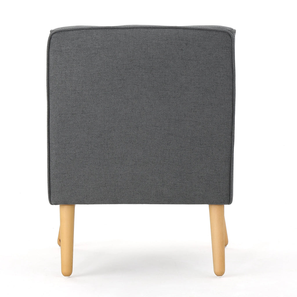 Charcoal Fabric Arm Chair W972