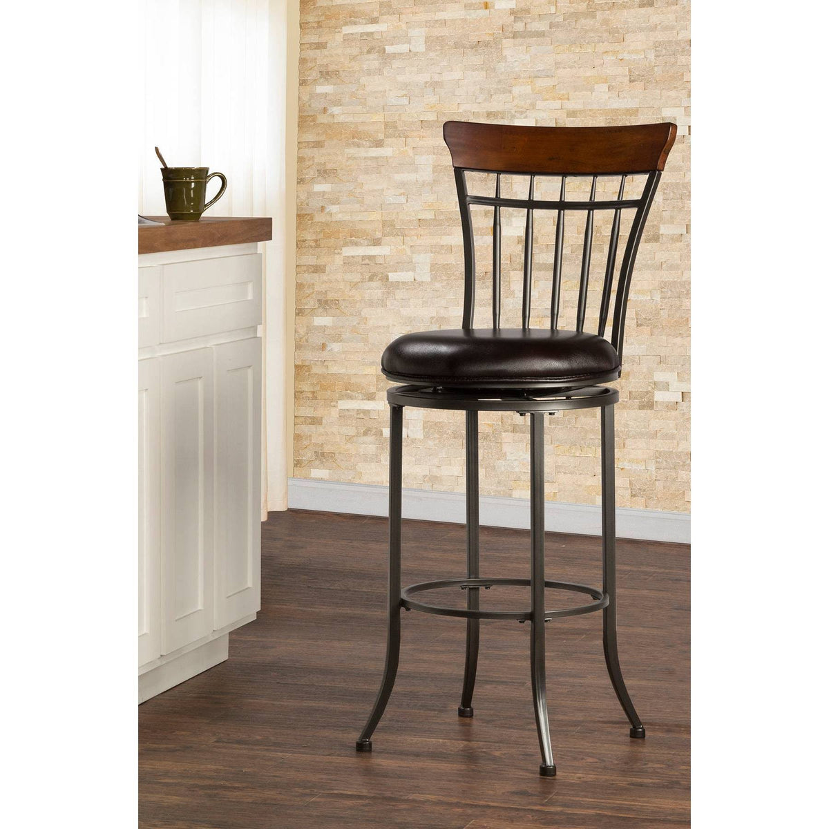 Swivel Vertical Spindle Bar Stool Q831