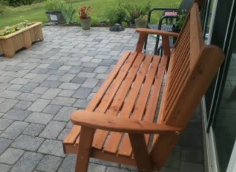 Western Red Cedar English Garden Bench 5ft R530835