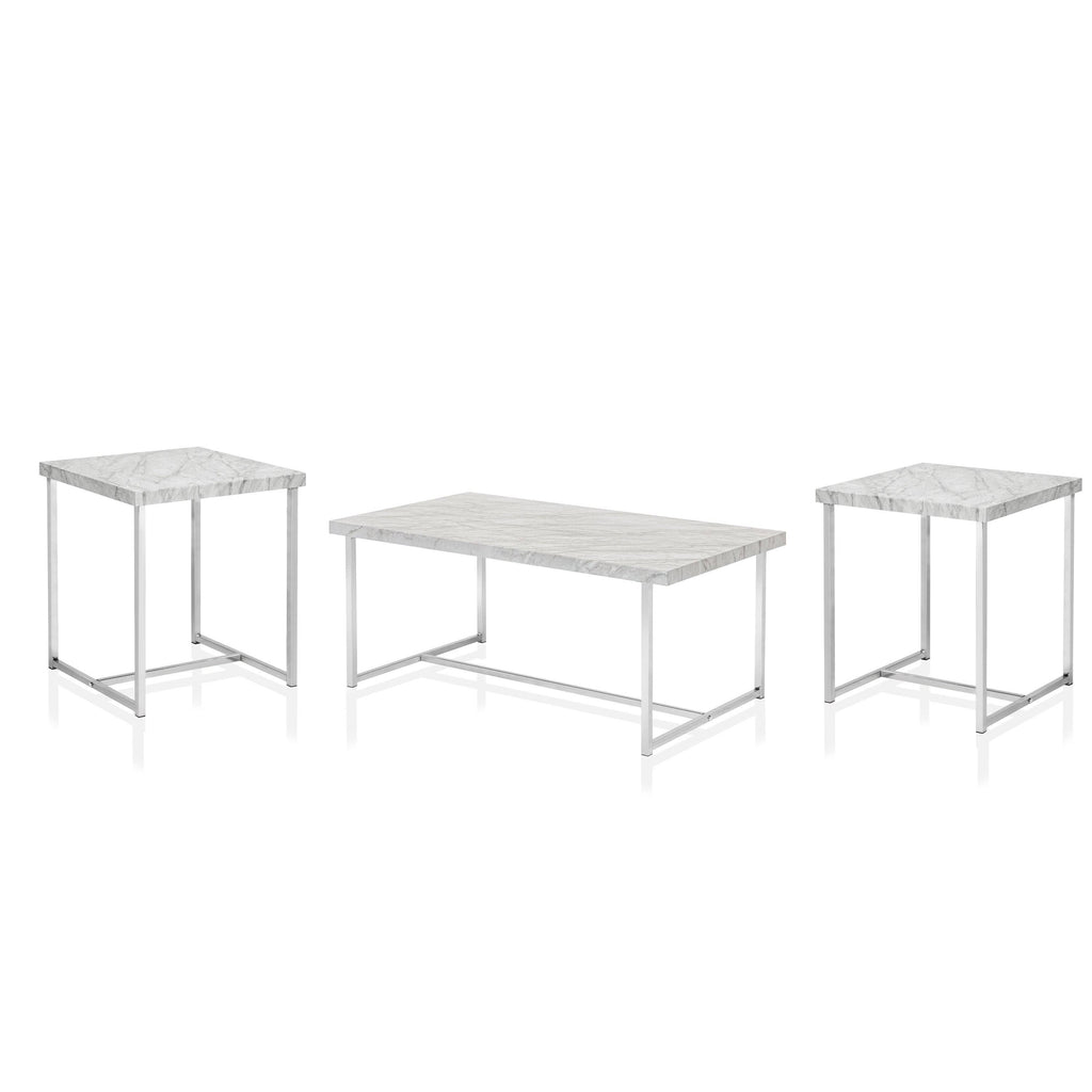 White 3-Piece Coffee Table Set Z9196