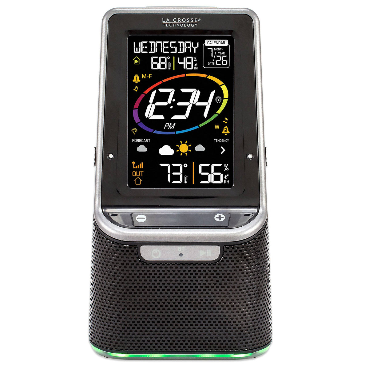 Wireless Weather Station with Bluetooth Speaker D654669