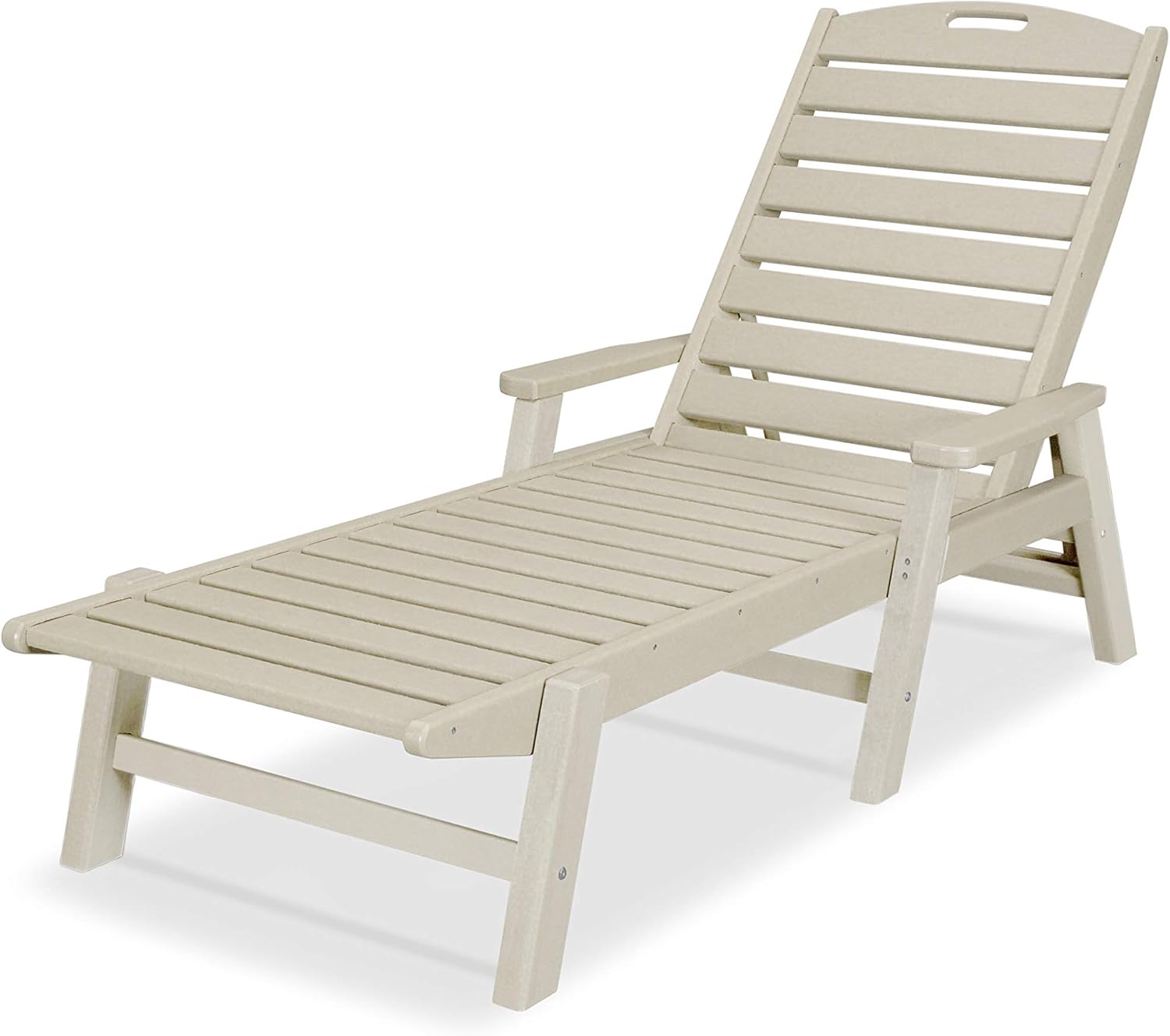 White Nautical Arms Chaise V952