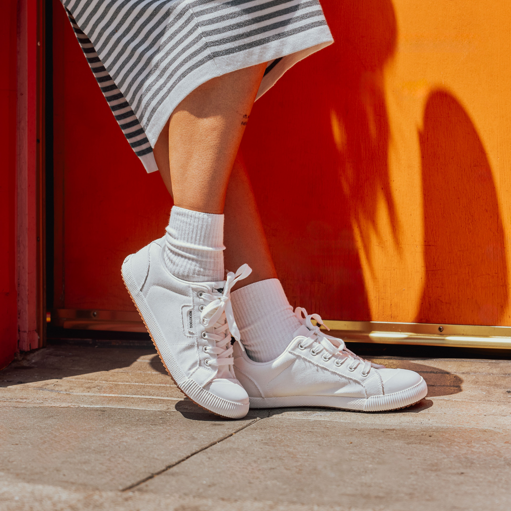 Cheery White Low Profile Sneaker