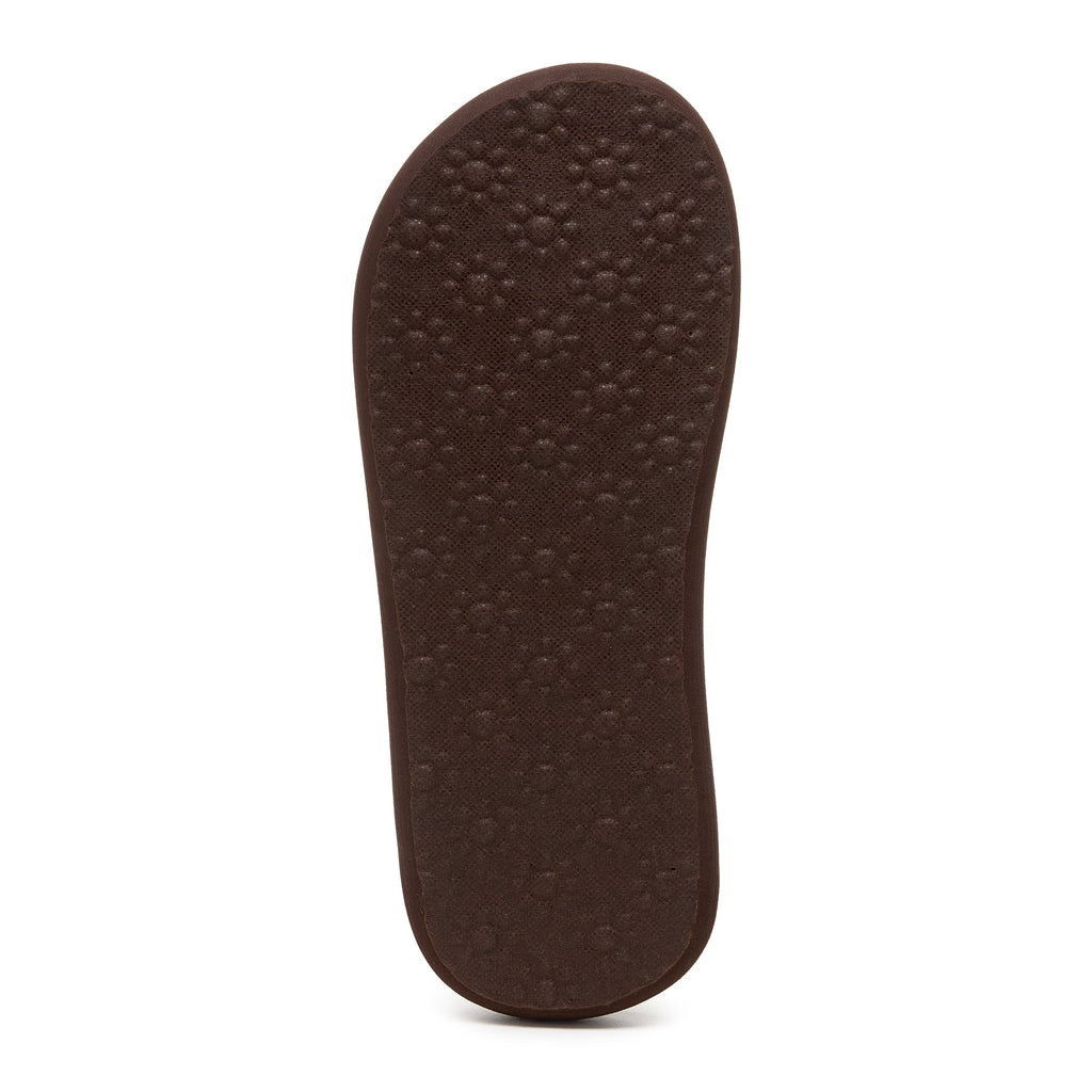 Spotlight Brown Multi Woven Flip Flop