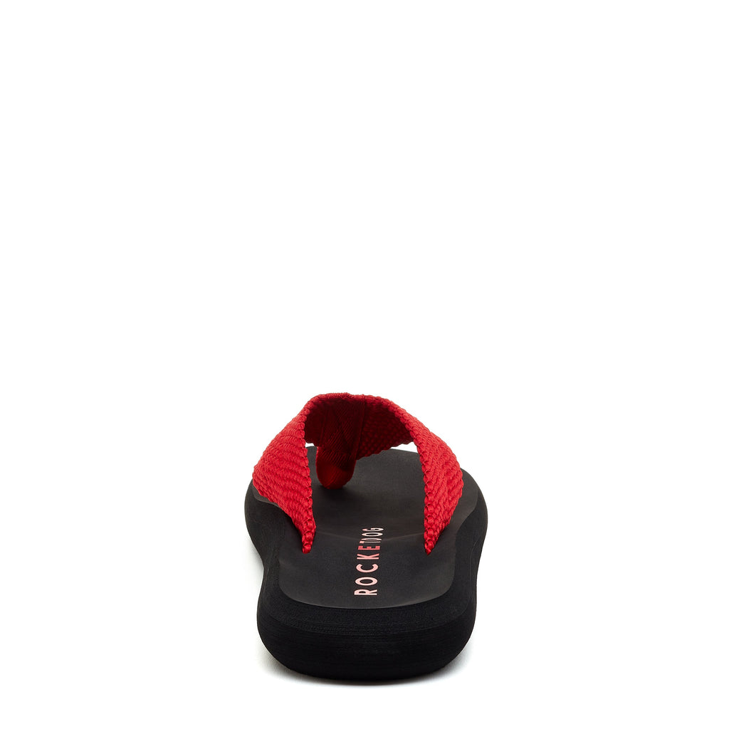 Sunset Red Webbing Flip Flop