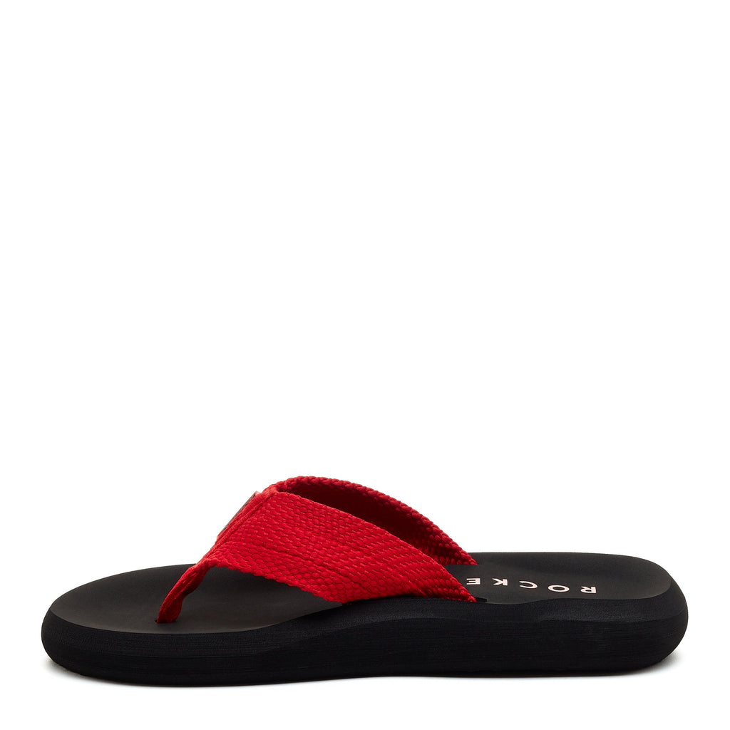Sunset Red Webbing Flip Flop