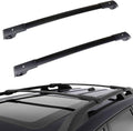 Black Aluminum Roof Rack Cross Bars E64804