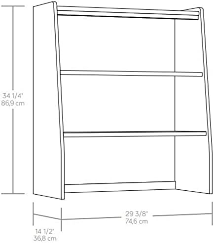 29.4 Wooden Library Hutch in Jet Acacia G9294