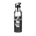 Stainless Steel Insulated Vacuum Flask Water Bottle with Straw Lid X94139