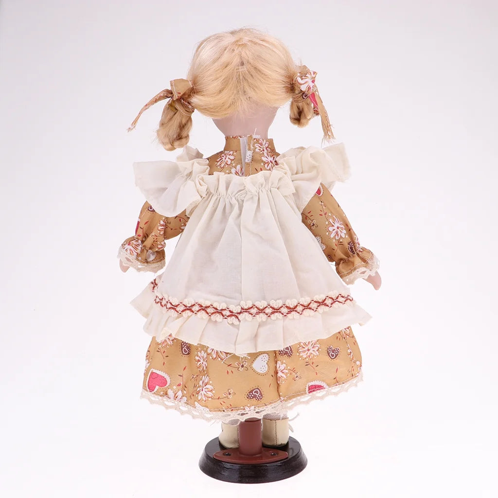 Porcelain Girl Doll People Figure Decoration V898