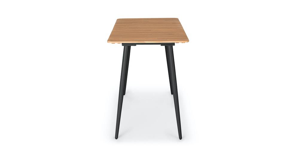 Acacia Bar Table with Slate Metal Legs I8537