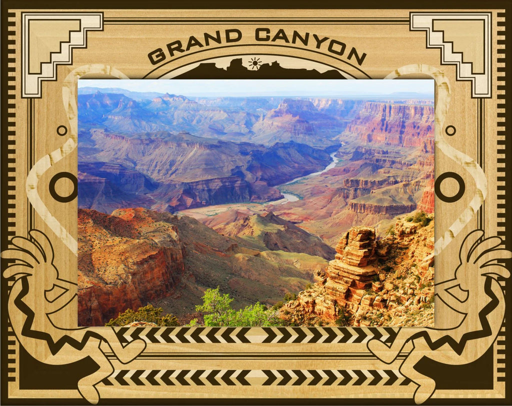 Laser Engraved Wood Picture Frame (4 x 6) T884