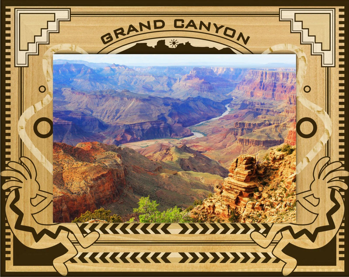 Laser Engraved Wood Picture Frame (4 x 6) T884