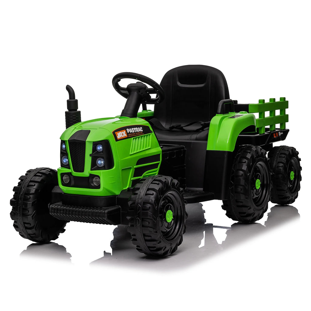 12V Ride-On Tractor with Trailer with Remote Control V97046