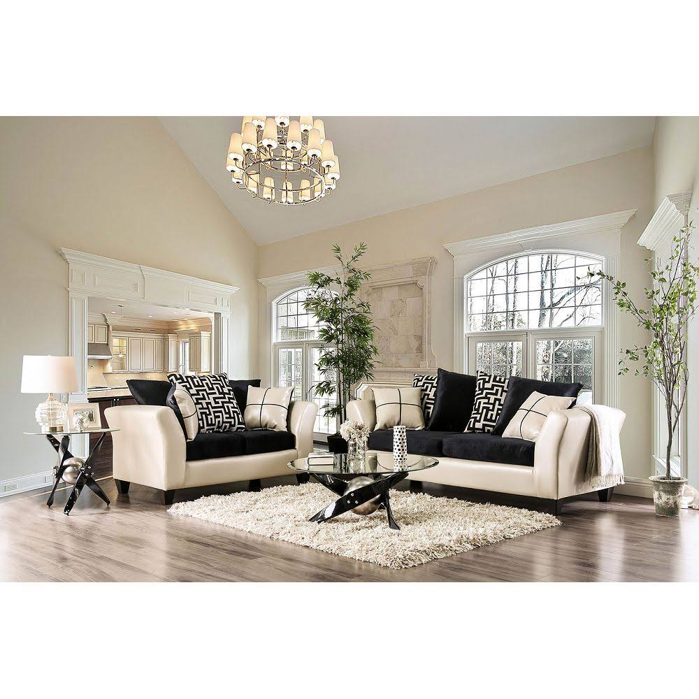 Ivory Loveseat S42896