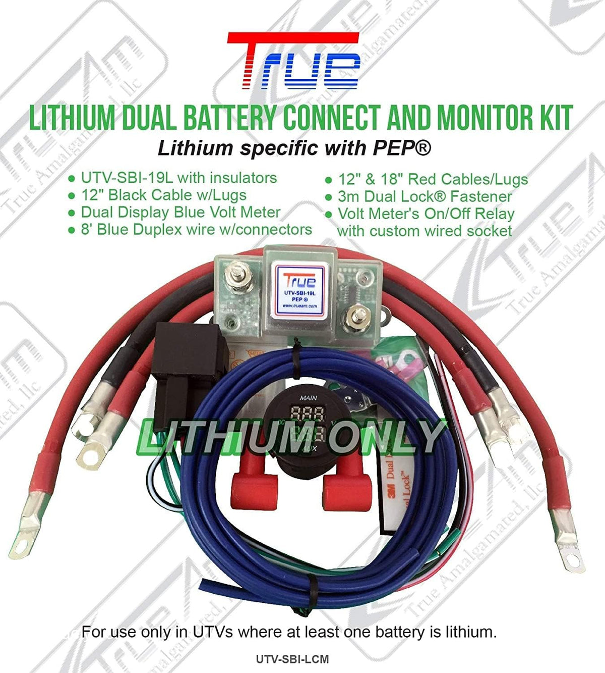 UTV Lithium Dual Battery Connect & Monitor Kit Q688