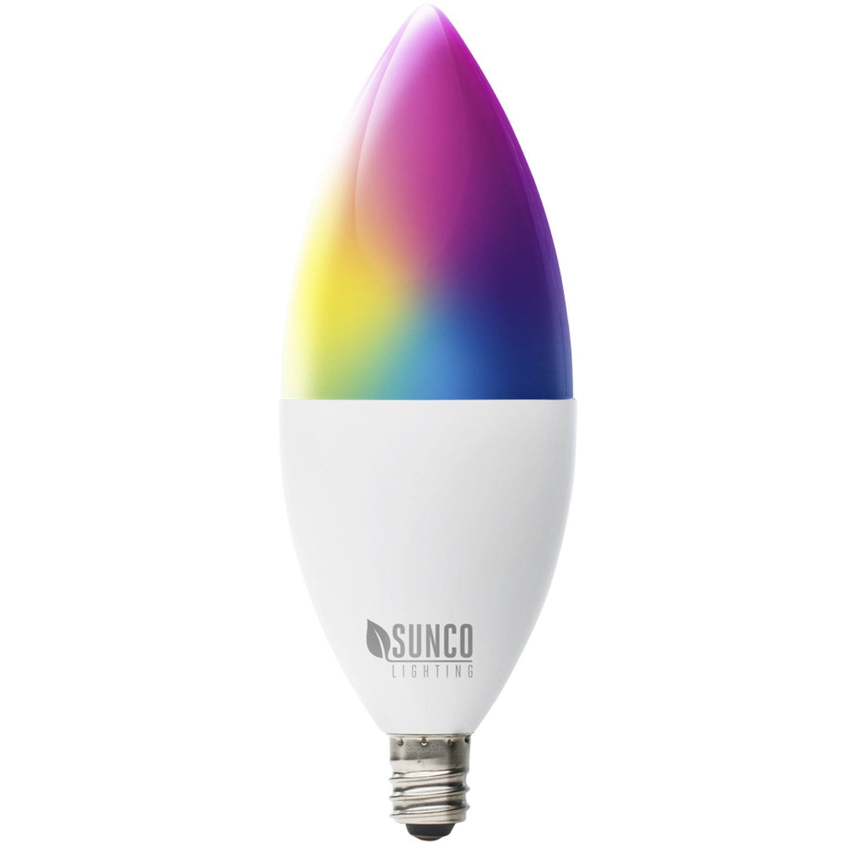 6 Pack WiFi LED Smart Bulb, B11 Candelabra, 4.5W, E12 RGB F9797