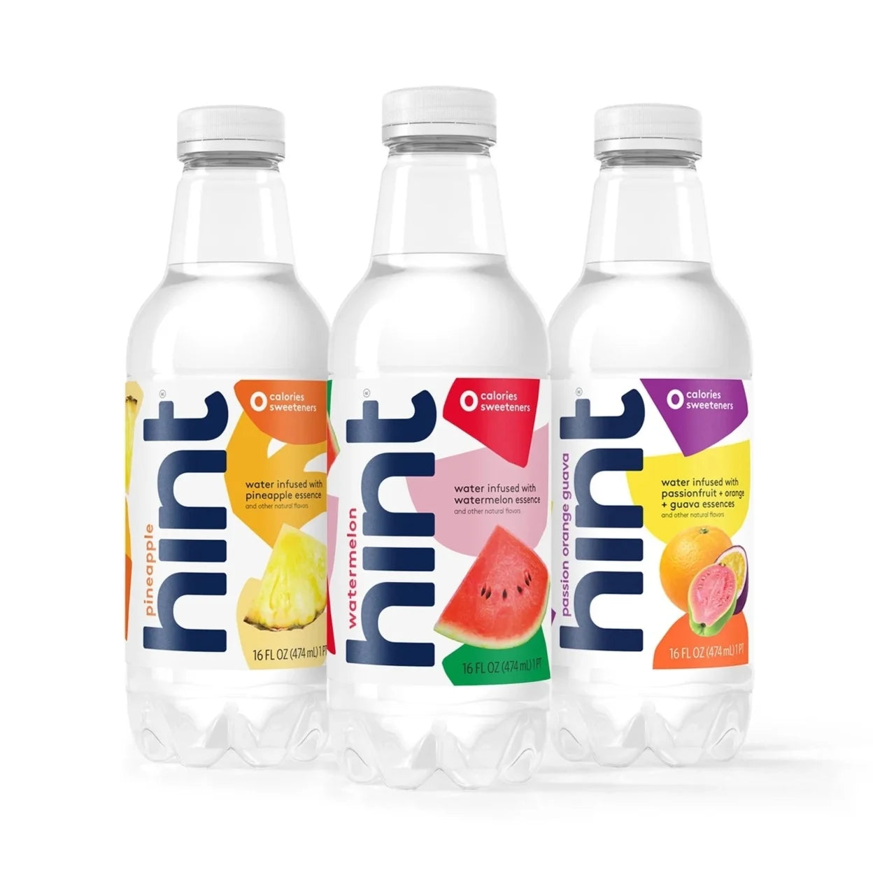 Hint Flavored Water Variety Pack 16 Fluid Ounce (Pack of 18) U191
