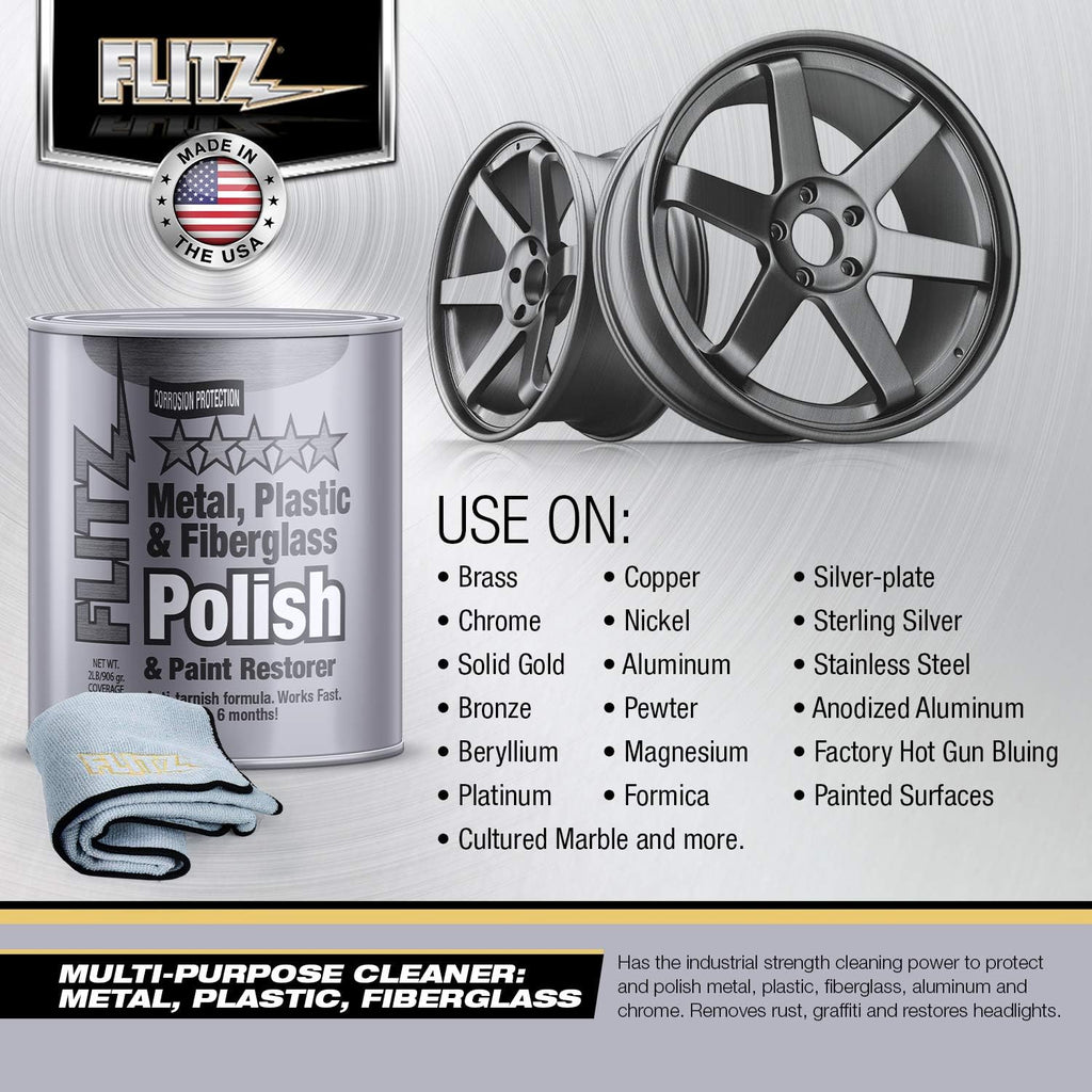 Multi Purpose Metal Polish, 2.2-Pound, Blue, Pack of 2 S696784