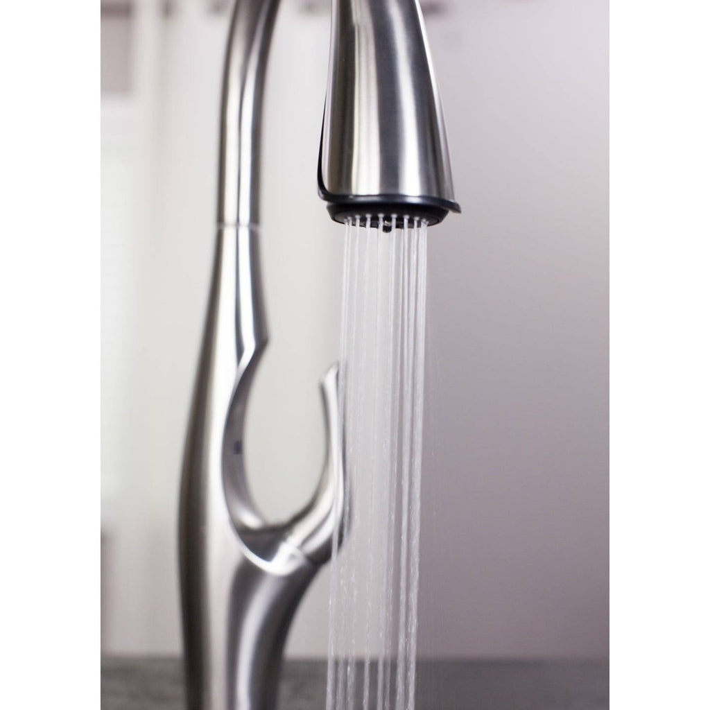 Black Pull-Down Kitchen Faucet E5591