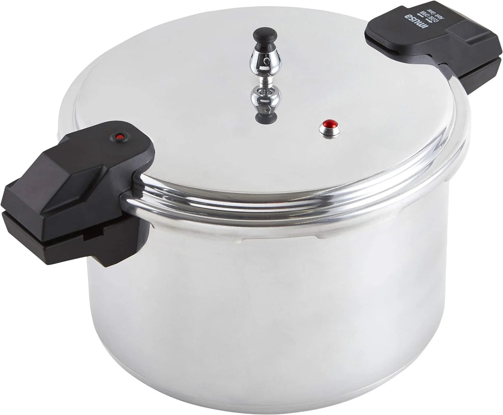 16Qt Jumbo Stovetop Pressure Cooker With Regulator And Side Handles U5038