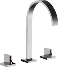 Polished Chrome Widespread 2-Handle Bathroom Faucet Y736419