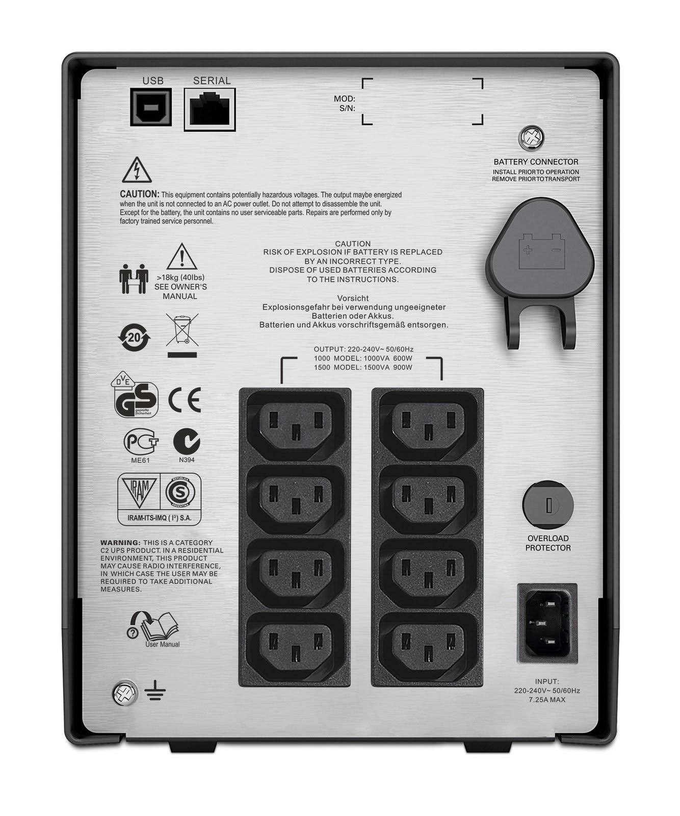 1500VA LCD UPS - 900W L703