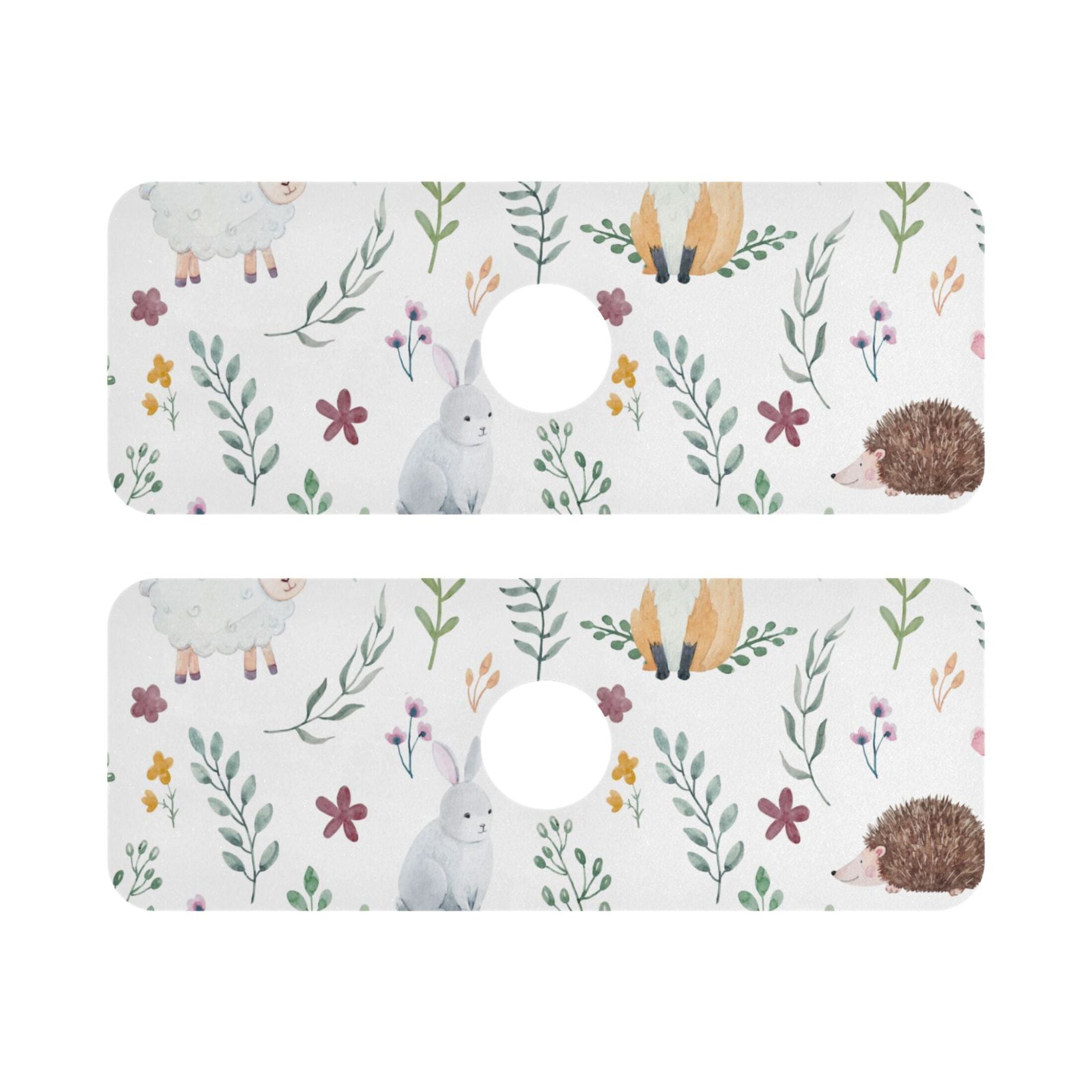 Sink Splash Guard Set with Drying Mat, 2 PCs, 30x5.4in A768707