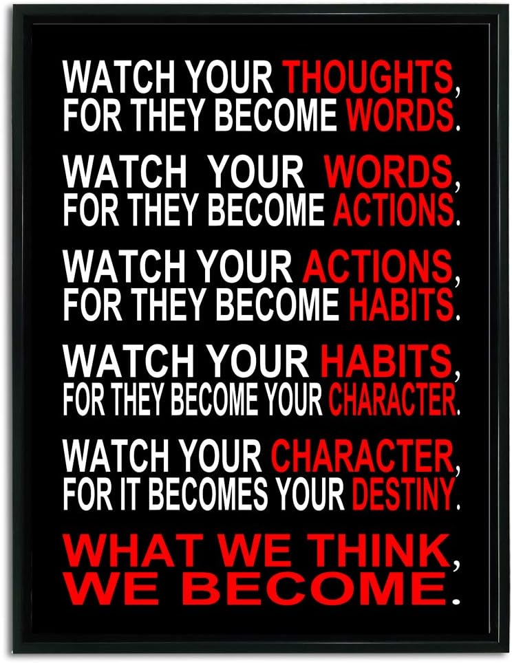 Motivational Canvas Prints Wall Art Y636745