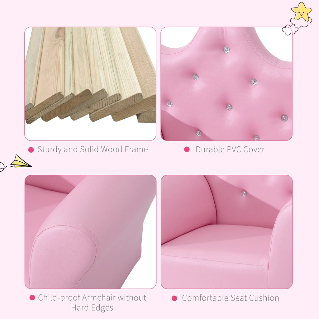 Kids Sofa Set with Footstool K768297
