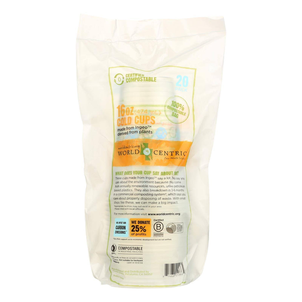 Compostable Clear 16 oz. Case of 12 E602628