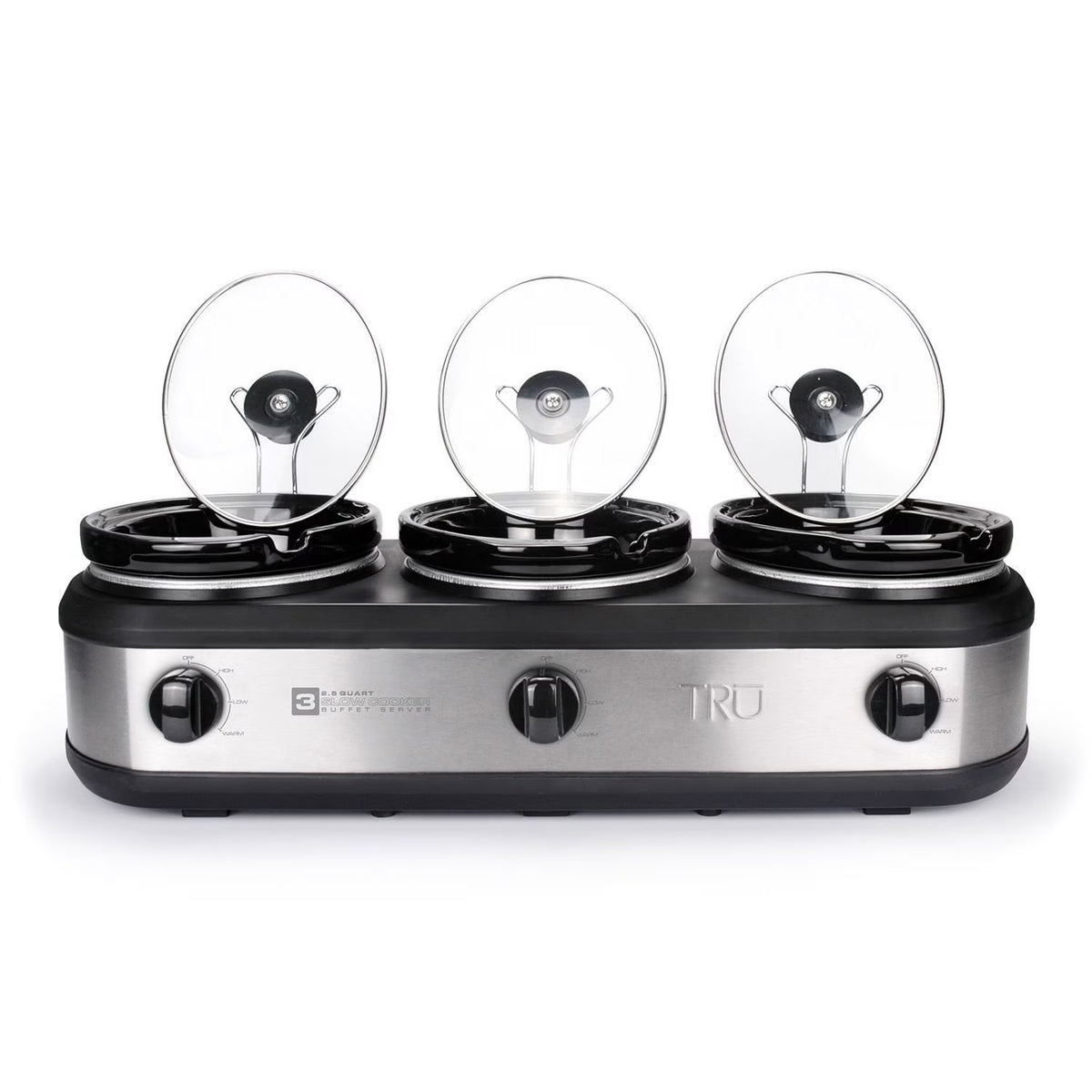 3-Crock Pot Buffet Slow Cooker Set A592411