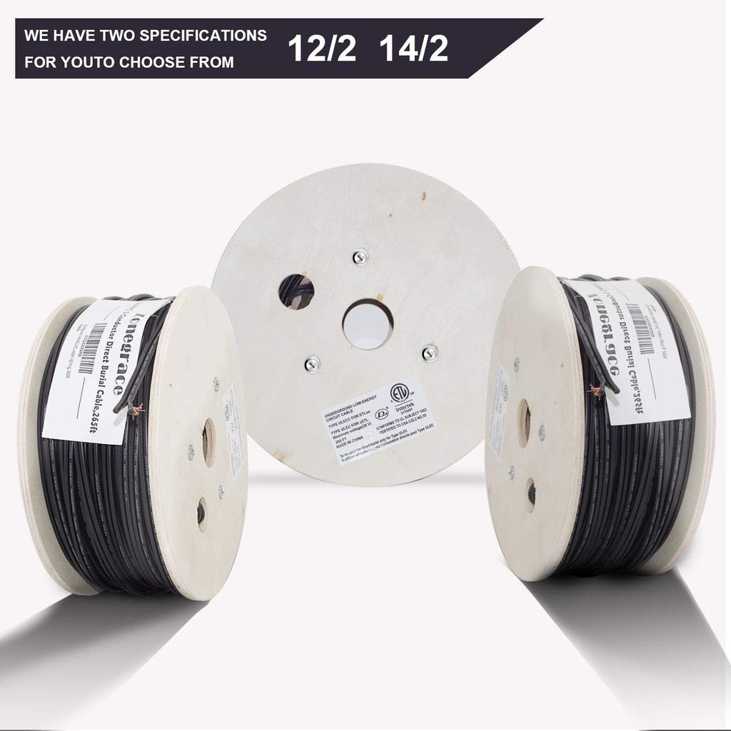 12AWG 2-Conductor Direct Burial Wire, 265ft H925125