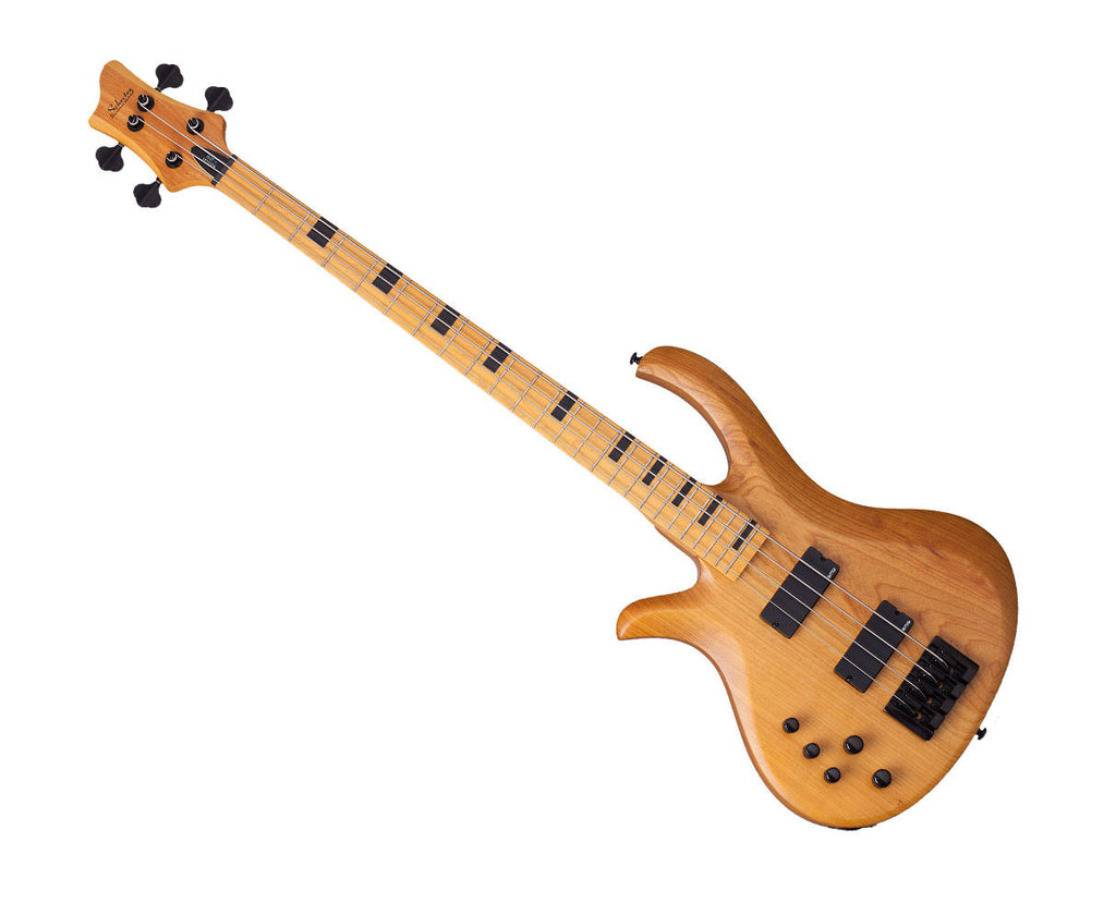 Left Handed Bass Guitar Aged Natural Satin S18174