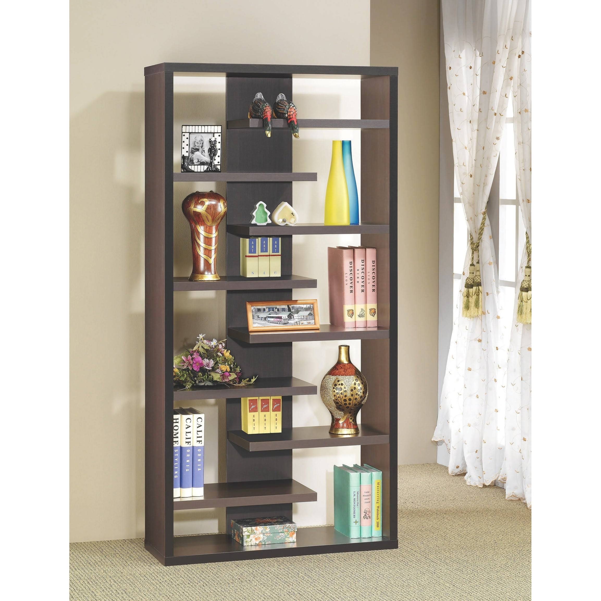 Cappuccino Bookcase Display X8696