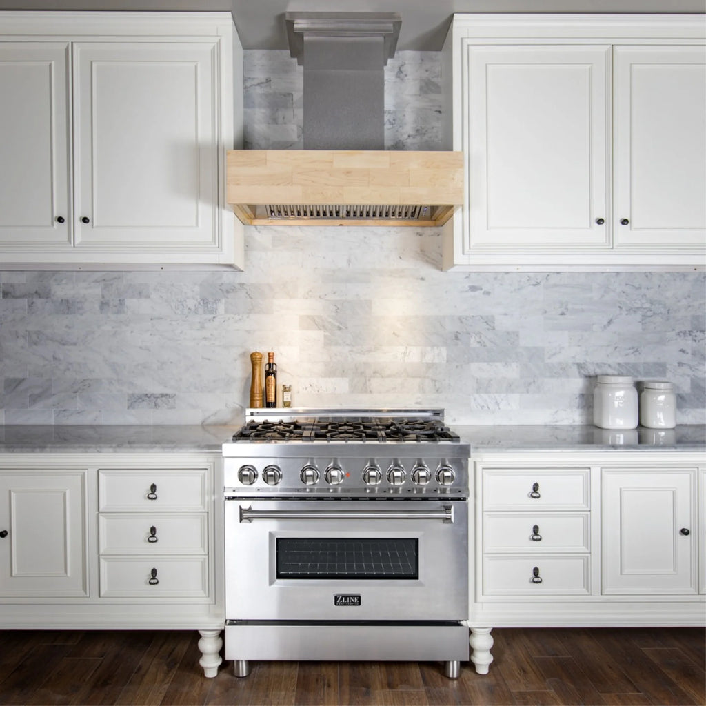 36 in. Wooden Wall Mount Range Hood L27848