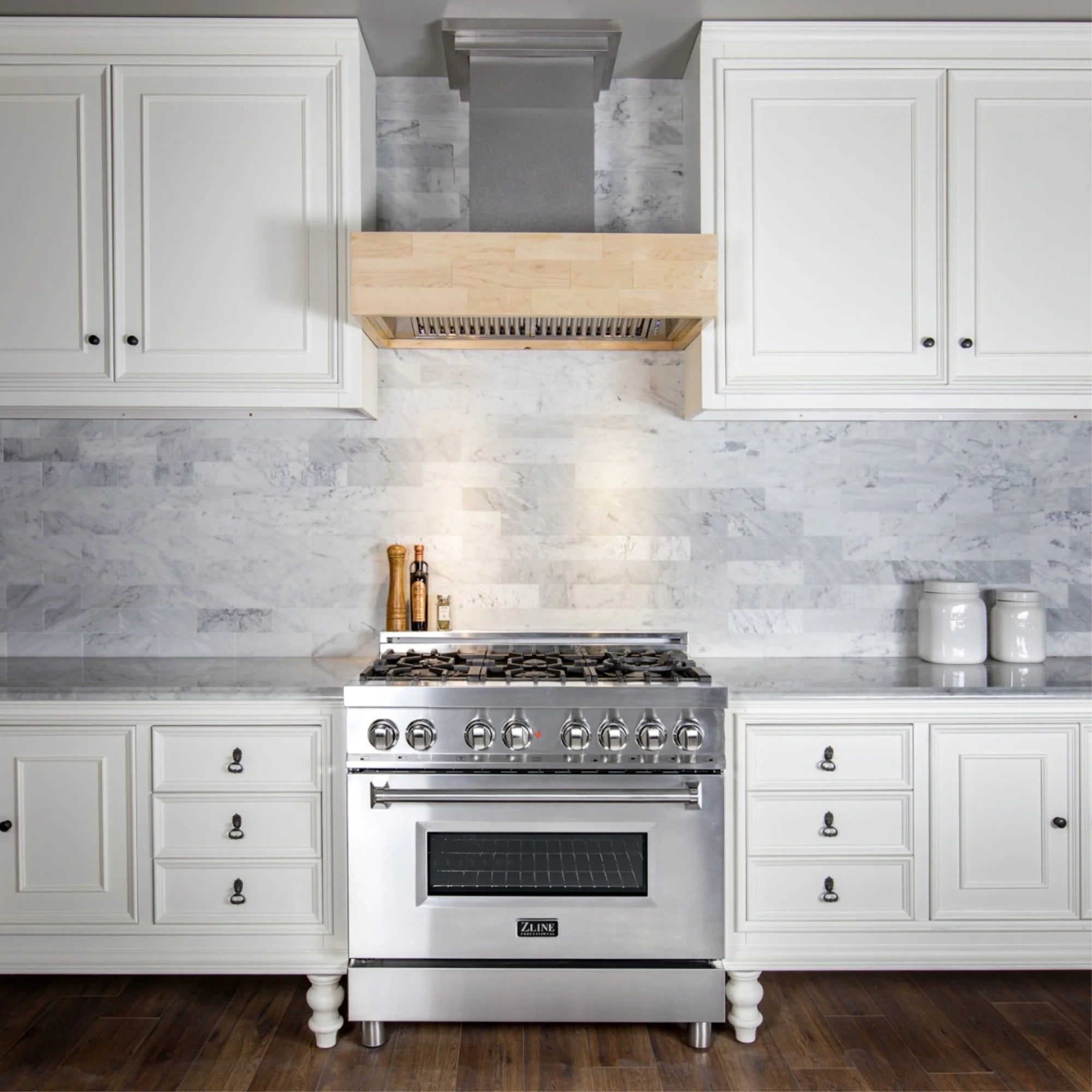 36 in. Wooden Wall Mount Range Hood L27848